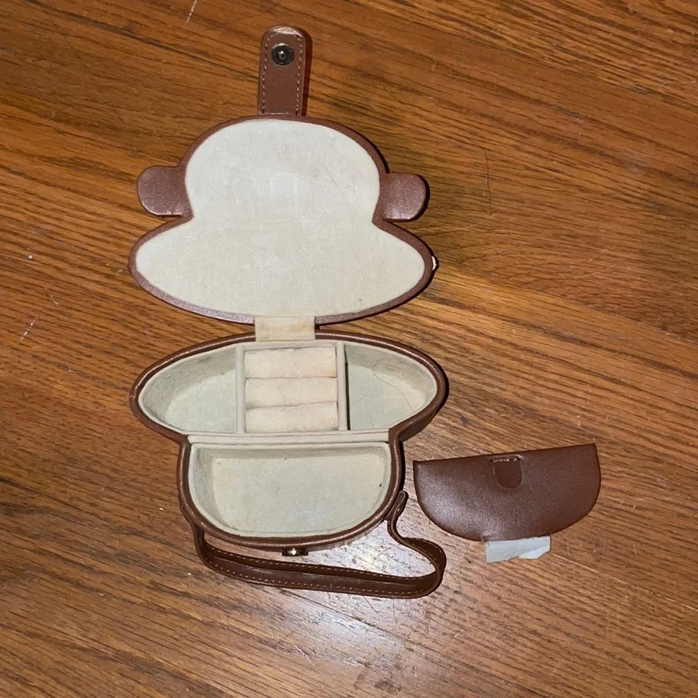 Paul Frank like Y2K jewelry box trinket travel holder